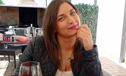 Tania Terrin in una foto sul suo profilo Facebook