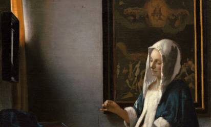 Jan Vermeer “La Pesatrice di perle (o Donna con una bilancia)” 1664, National Gallery of Art - Washington
