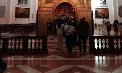 La Porziuncola, nella chiesa di Santa Maria degli Angeli
