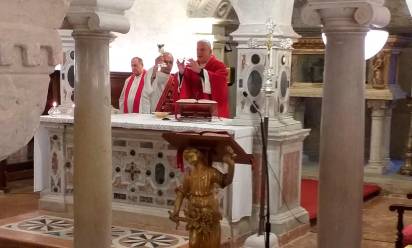 Vescovo Michele: il pastorale di larice racconta sette anni di episcopato