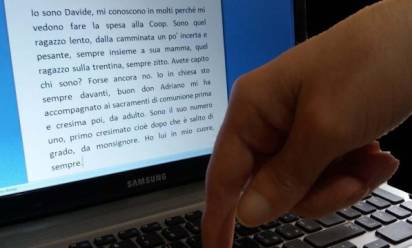 La "voce" di Davide, giovane speciale