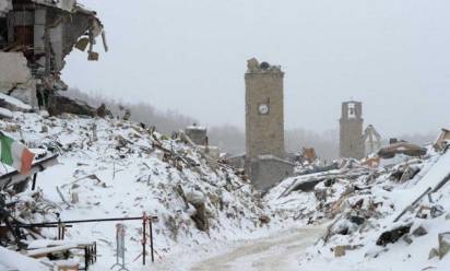 Terremoto e neve: la Caritas va in soccorso del Centro Italia in ginocchio