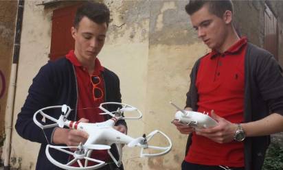 I droni volano a Castelfranco grazie ai ragazzi dell'Ipsia