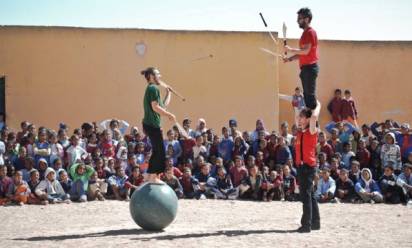 Il circo sociale a Camposampiero per gli auguri dell'Ulss 15