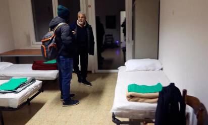 Senza fissa dimora, aperto fino al 28 febbraio il dormitorio di Monigo