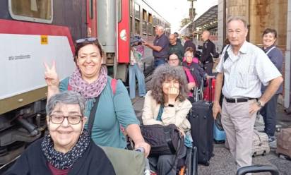 Oltre trecento pellegrini dalla nostra diocesi diretti a Lourdes con il Vescovo