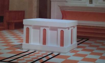 Consacrazione del nuovo altare di Selva del Montello