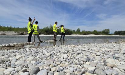 Volontari e volontarie sul Piave