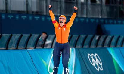 La pattinatrice olandese Jutta Leerda - foto dal sito ufficiale delle Olimpiadi invernali Milano Cortina 2026