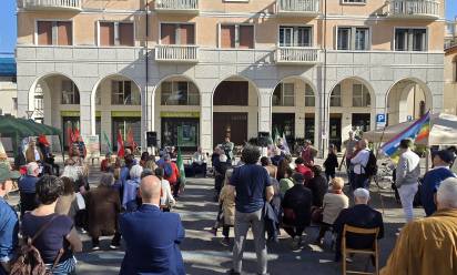 L’incontro in piazza Matteotti dello scorso 11 aprile