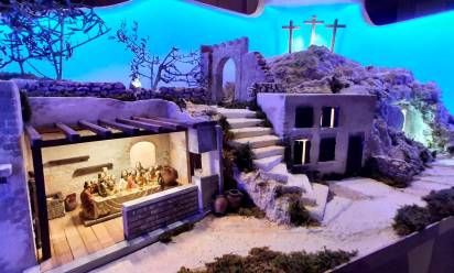 A Quinto il “presepe pasquale” visitabile fino a Pentecoste