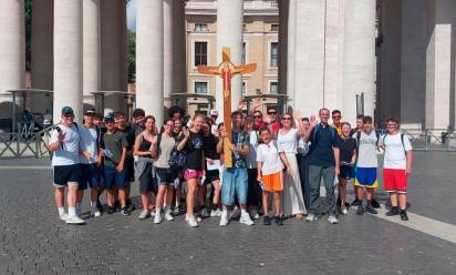 Castello di Godego: per i ragazzi, giunti a Roma, anche il saluto di papa Leone
